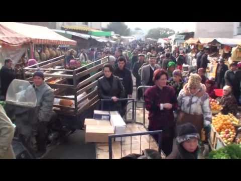 Tajikistan Khojand Food Market Central Asia. Xujand Panjshanbeh Baazaar 29-97 fps 16-9 Kambiz.mp4