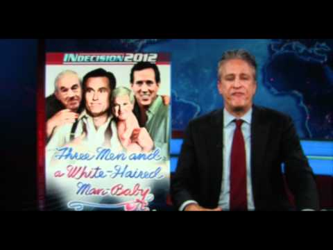 Romney Misquotes Seinfeld (Jon Stewart Exposes News Propaganda)