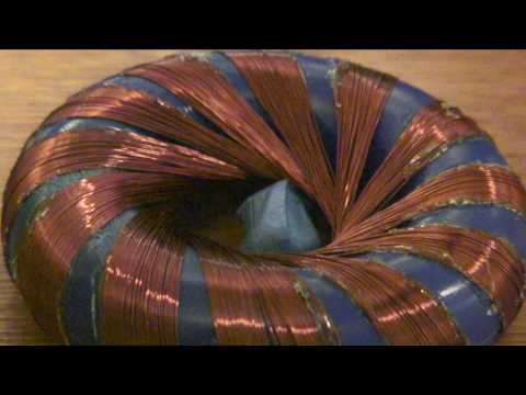 Rodin Coil Effects Demonstration Alternating Current (120 Volts)