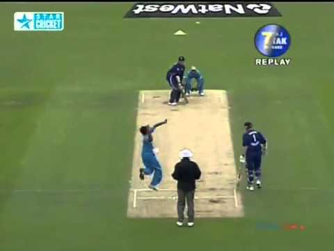 Anil Kumble Classic Yorker - India v England 2002 Natwest Series