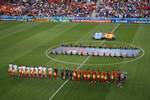 Alonso on the starting line in Salzburg during UEFA Euro 2008.