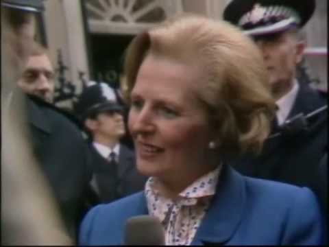 Margaret Thatcher Arrives at 10 Downing Street for the first time as Prime Minister, May 4, 1979