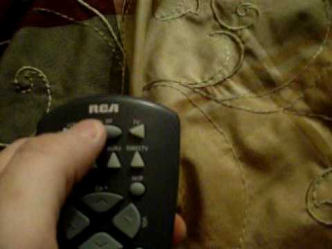 RCA UNIVERSAL REMOTE PROGRAMMING