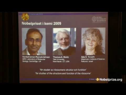 The 2009 Nobel Prize in Chemistry