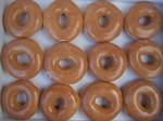 Krispy Kreme glazed donuts, Frosted, glazed, powdered, Boston cream, coconut, sour cream, cinnamon, chocolate, and jelly are some of the varieties eaten in the United States.