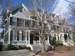 Robert Frost House, 29-35 Brewster Street, Cambridge, Massachusetts, USA.