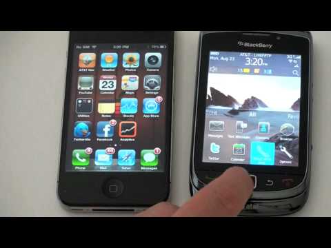 iPhone 4 vs Blackberry Torch