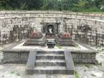 Tombs of the early members of Quanzhou's Ding clan, in the city's Lingshan Islamic Cemetery. The Ding family of Chendai in Quanzhou claims descent from the Muslim leader Sayyid Ajjal Shams al-Din Omar through his son Nasr al-Din (Nasruddin or Na-su-la-ding in Chinese).