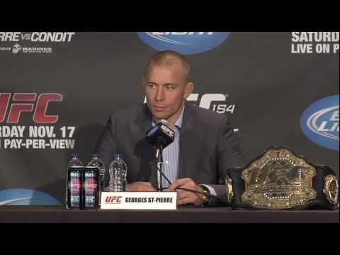 UFC 154 Press Announcement