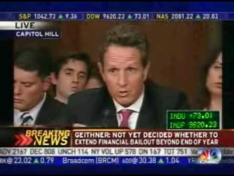 Elizabeth Warren Makes Timmy Geithner Squirm Over AIG and Goldman Sachs Bailouts