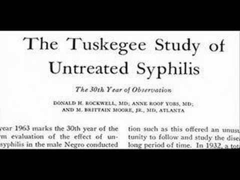 The Tuskegee Syphilis Study