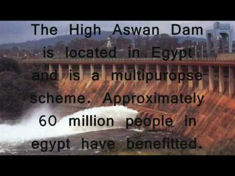 The Aswan Dam in Egypt