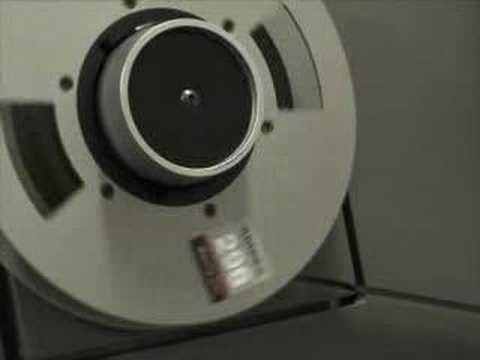 Close-up of the Ampex VPR 3 in operation