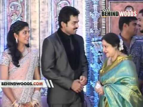 Karthi Wedding Reception karthi ranjani vikram vijay suriya chiranjeevi