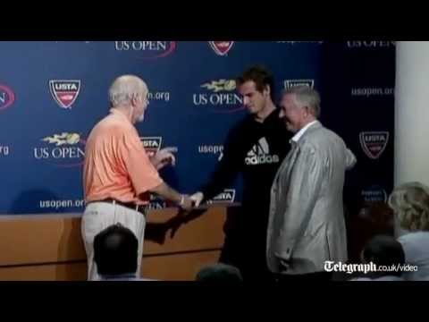 US Open 2012: Andy Murray battles through 'tough conditions'