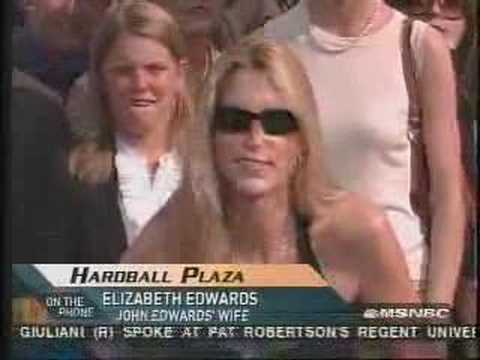 Elizabeth Edwards confronts Ann Coulter