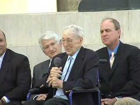 Coach John Wooden speaks about basketball, life and death