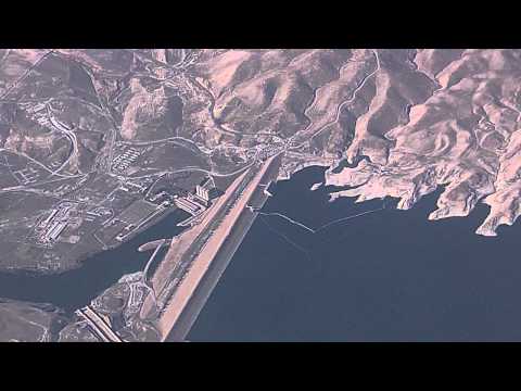 Mosul Dam,Tigris River,Aerial,Iraq,HD,2011 سد الموصل