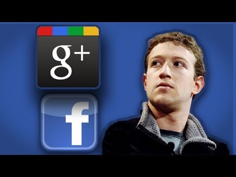 Facebook Timeline vs. Google Plus (Social Network Parody)