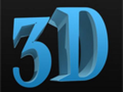 Photoshop CS5: CLEAN 3D Text!