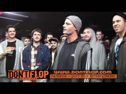 DON'T FLOP DOUBLES FINAL - Rap Battle - Tenchoo/Lego Vs Gasp/Depths