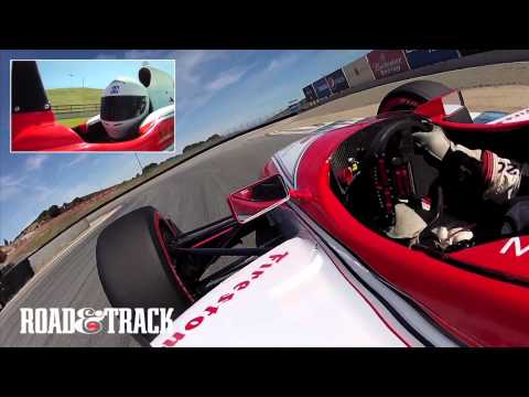 Riding with Mario Andretti in a 2-seat Dallara-Honda IndyCar