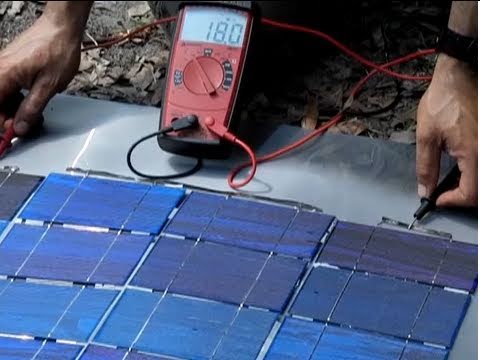 THE SOLAR PHOTOVOLTAIC $1 a watt DIY Solar Panel Part 2 Make your own solar panel series Bus Wire