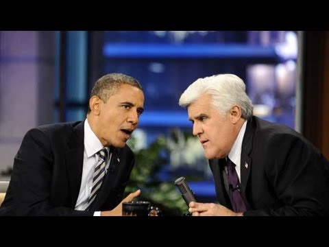 President Obama and Jay Leno at White House Correspondents Dinner