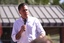 Mitt Romney speaking to supporters at a rally in Tempe, Arizona.