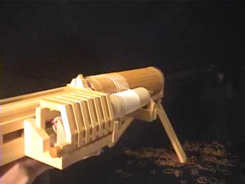 504 rounds! Motorized Rubber Band GATLING GUN /OGG CRAFT