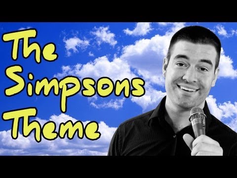 The Simpsons Theme Song (Vocal Cover) AS HEARD ON THE SIMPSONS!!