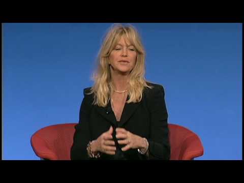 Goldie Hawn and Dan Siegel at TEDMED 2009