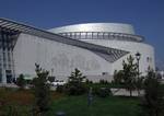 Theater in Hohhot, Inner Mongolia, China. Inner Mongolia has abundance of resources especially coal, cashmere, natural gas, rare earth elements, and has more deposits of naturally occurring niobium, zirconium and beryllium than any other province-level region in China