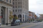 Pontiac Commercial Historic District. Abundant natural resources led to the establishment of several carriage manufacturing companies, all of which were thriving at the turn of the century when the first self-propelled vehicles were introduced.