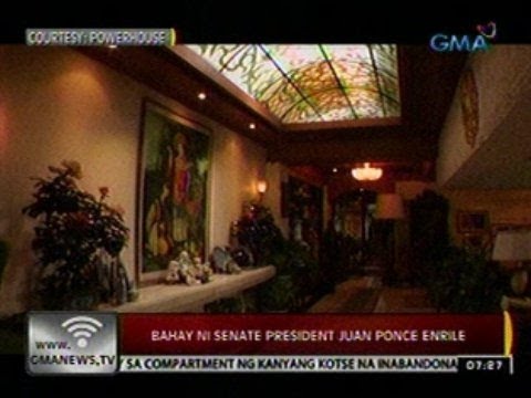 24 Oras: Bahay ni Sen. Pres. Juan Ponce Enrile