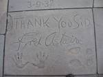 Fred Astaire's feet/hand prints at Grauman's Chinese theater. Taken on September 3, 2007.