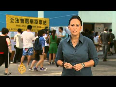 Hong Kong votes in key legislative elections