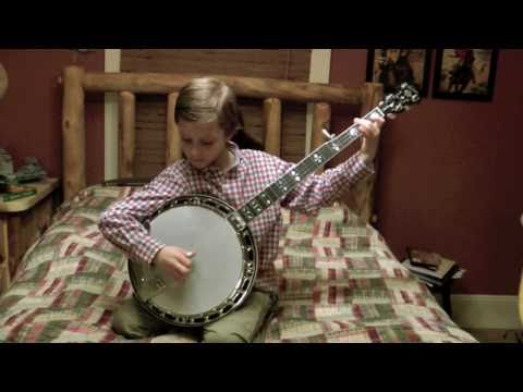 8 Year Old Jonny Mizzone - Flint Hill Special - Sleepy Man Banjo Boys