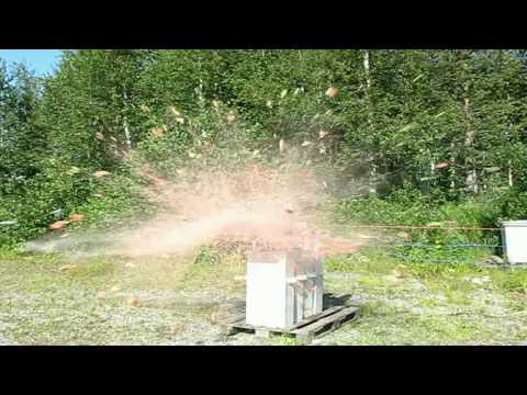 High voltage capacitor bank vs watermelon