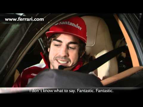 The new Ferrari F12 berlinetta - Alonso & Massa test the F12 at Fiorano