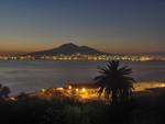 A view of Somma-Vesuvius, from a convent on the Sorrento Peninsula. Vesuvius was formed as a result of the collision of two tectonic plates, the African and the Eurasian.