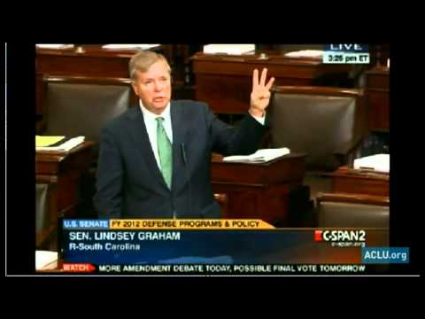 Sen. Lindsey Graham on the NDAA, Indefinite Detention of American Citizens