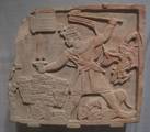 Prince Arikankharer Slaying His Enemies, Meroitic, beginning of first century AD, sandstone, in the Worcester Art Museum, Worcester, Massachusetts, USA. The museum permits photography and does not restrict usage of the photographs.