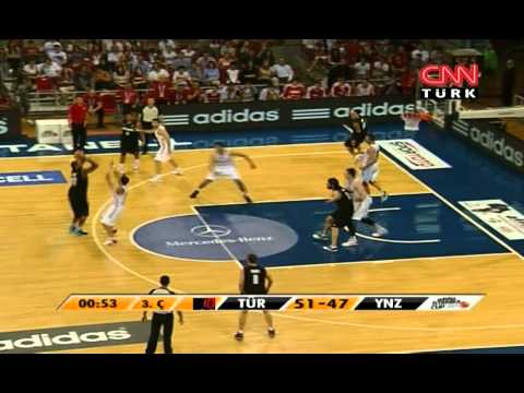 Enes Kanter vs New Zealand - Adidas Istanbul Cup 2011