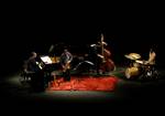 The Wayne Shorter quartet, composed by Danilo Perez (piano), Wayne Shorter (saxophone), John Patitucci (double bass) and Brian Blade (drum set), at their concert in the Teatro degli Arcimboldi, Milano, on the 28th June 2010.