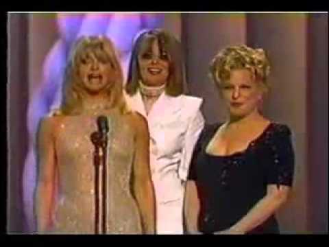 1997 Academy Awards - Bette Midler, Goldie Hawn and Diane Keaton Presenting Best Original Song