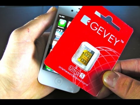 How To Unlock iPhone 4S 5.1.1/5.1/5.0.1/5.0 for Tmobile - Gevey Ultra S ATT 4S 2.0.12/2.0.10/1.0.14