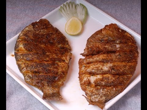 Pearl spot - karimeen fry kerala style