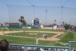 Inland Empire 66ers playing a game at Arrowhead Credit Union Park. The Inland Empire is home to numerous minor league baseball, basketball teams and one ice hockey team based in Ontario.