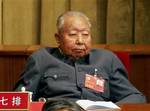 In this October 15, 2007, file photo former Chinese Communist Party Chairman Hua Guofeng attends the opening ceremony of the 17th Communist Party Congress in Beijing's Great Hall of the People. Hua Guofeng, who briefly ruled China as communist founder Mao Zedong's successor but was pushed aside by Deng Xiaoping as a prelude to reforms that launched an economic boom, died Wednesday August 20, 2008, state-run media reporte